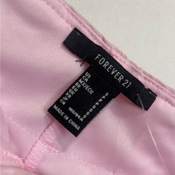 Forever 21 Light Pink Mini Skirt with White Bows Size S - Picture 3 of 5